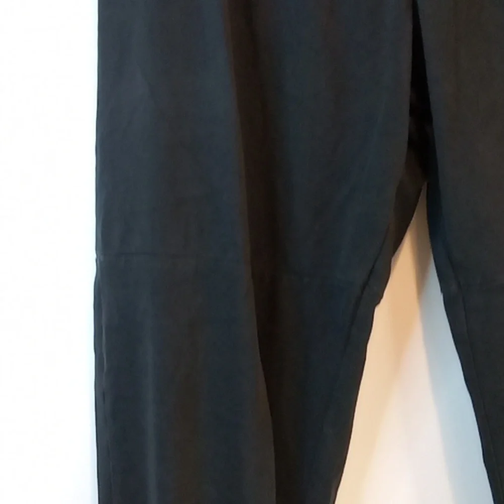Adidas Spell Out Sweatpants Jogging Pants Black Drawstring Men's Sz L EUC NICE!